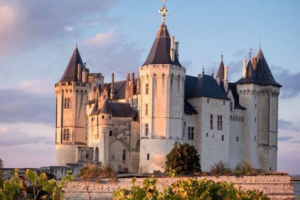 Vue panoramique de Saumur et son château - Marché immobilier 2026